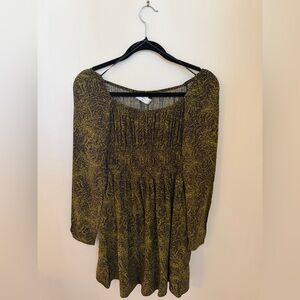 Proenza Schouler Square Neck Mini Babydoll Dress. Size 00.